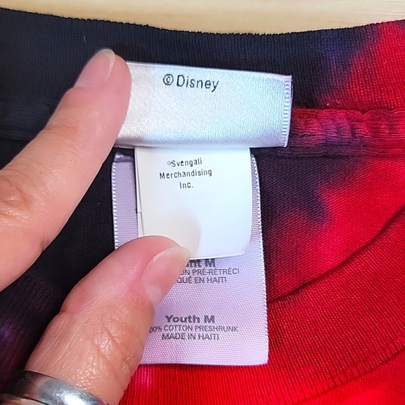 DISNEY PARKS Rockin' Roller Coaster  Youth M Tie Dye Tee - Picture 5 of 8